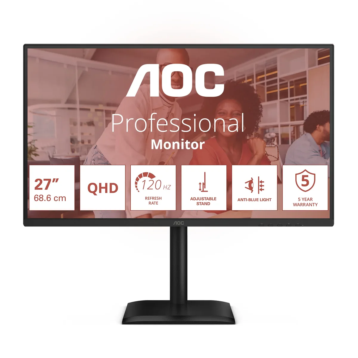 27" AOC Q27E4U - 2560x1440 (QHD) - 120Hz - IPS