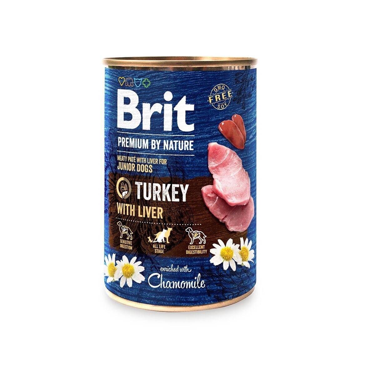 Brit Premium by Nature Turkey with Liver märkäruoka, 400g