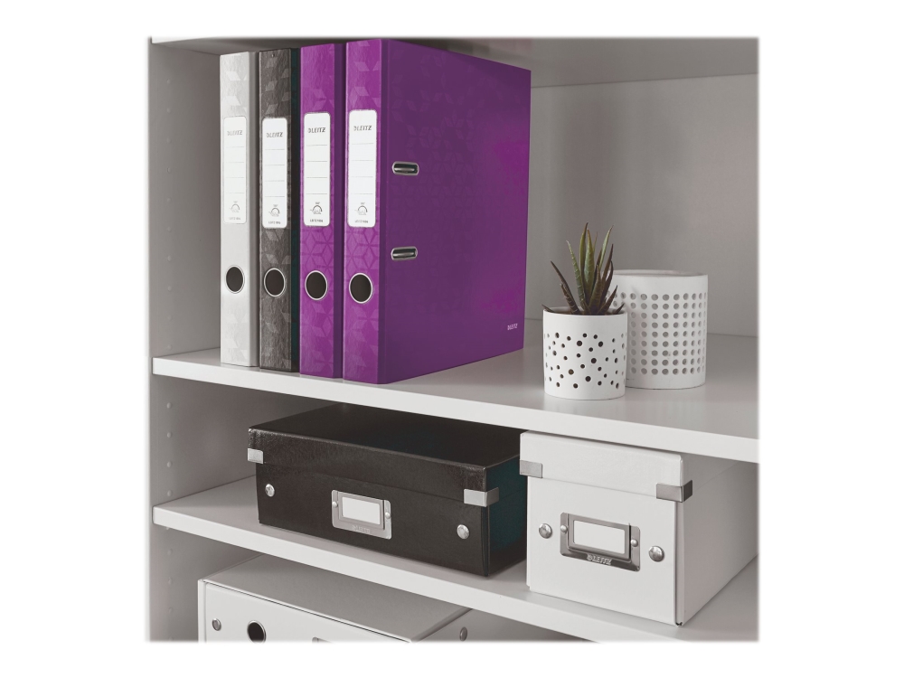 Leitz WOW kartonkimappi 180° A4/50mm Violetti