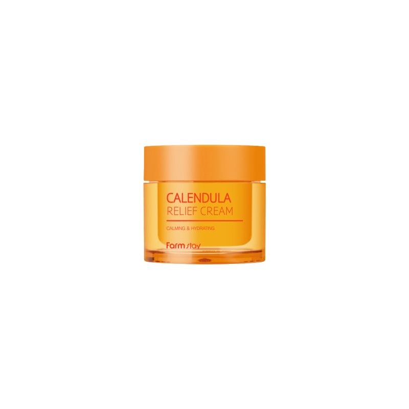 Kasvovoide kehäkukasta FarmStay Calendula Relief Cream 80 ml