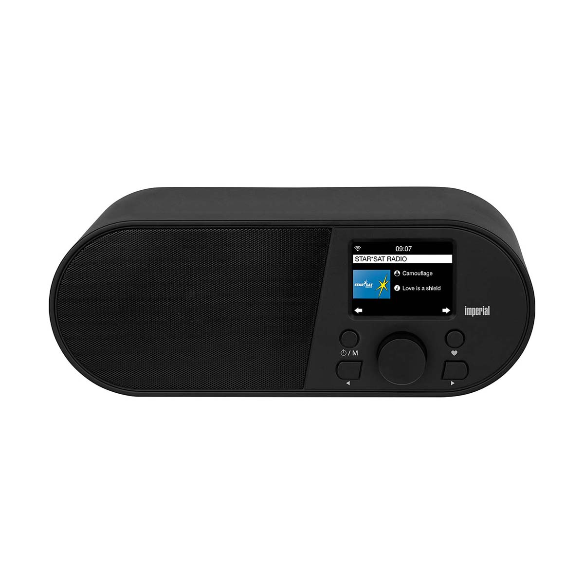 imperial i105 Wi-Fi-internetradio 2,4 tuuman värinäytöllä Musta