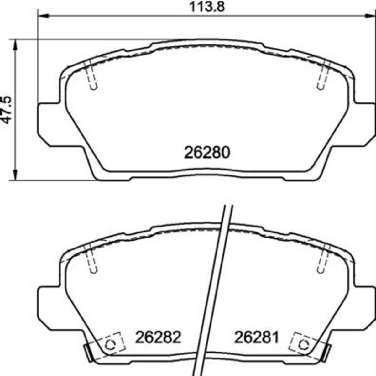 Jarrupalat, levyjarru BREMBO P 30 125