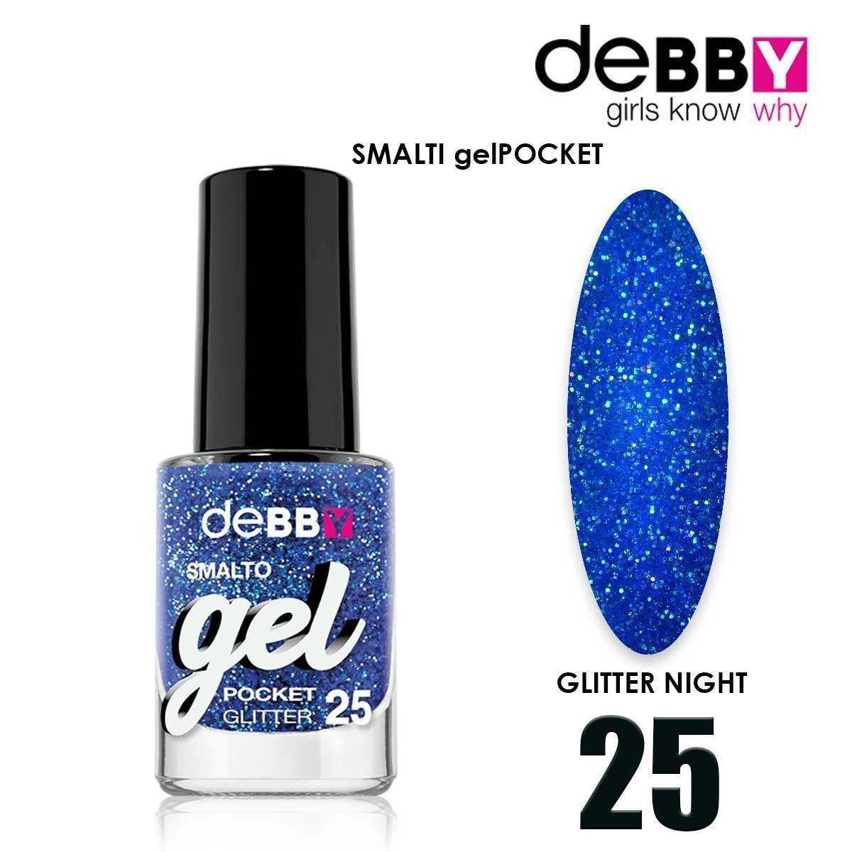Debby Gel-lakka Pocket 25 Glitter Night