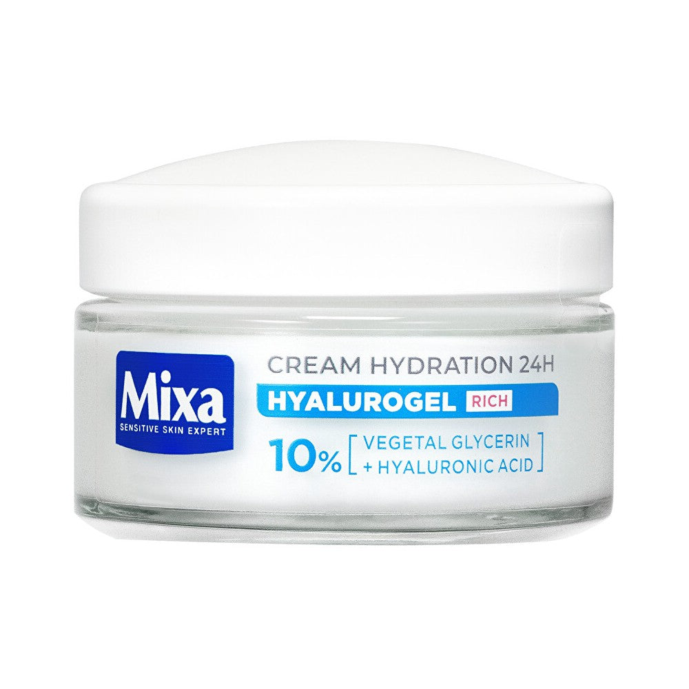Mixa Tehokkaasti kosteuttava (Runsaasti hyaluronihappoa sisältävä geelimäinen päivävoide) 50 ml