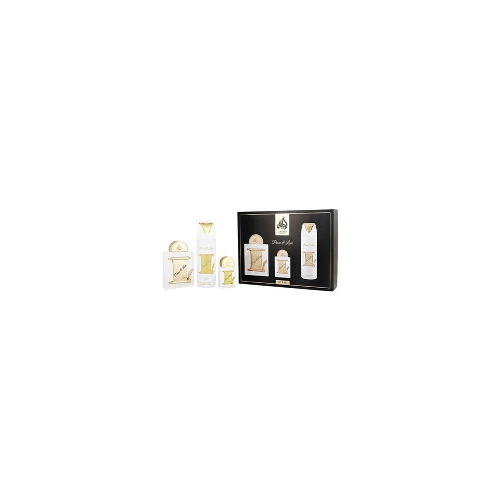 Lattafa Rauha & Rakkaus - EDP 100 ml + EDP 20 ml + deodoranttisuihke 200 ml