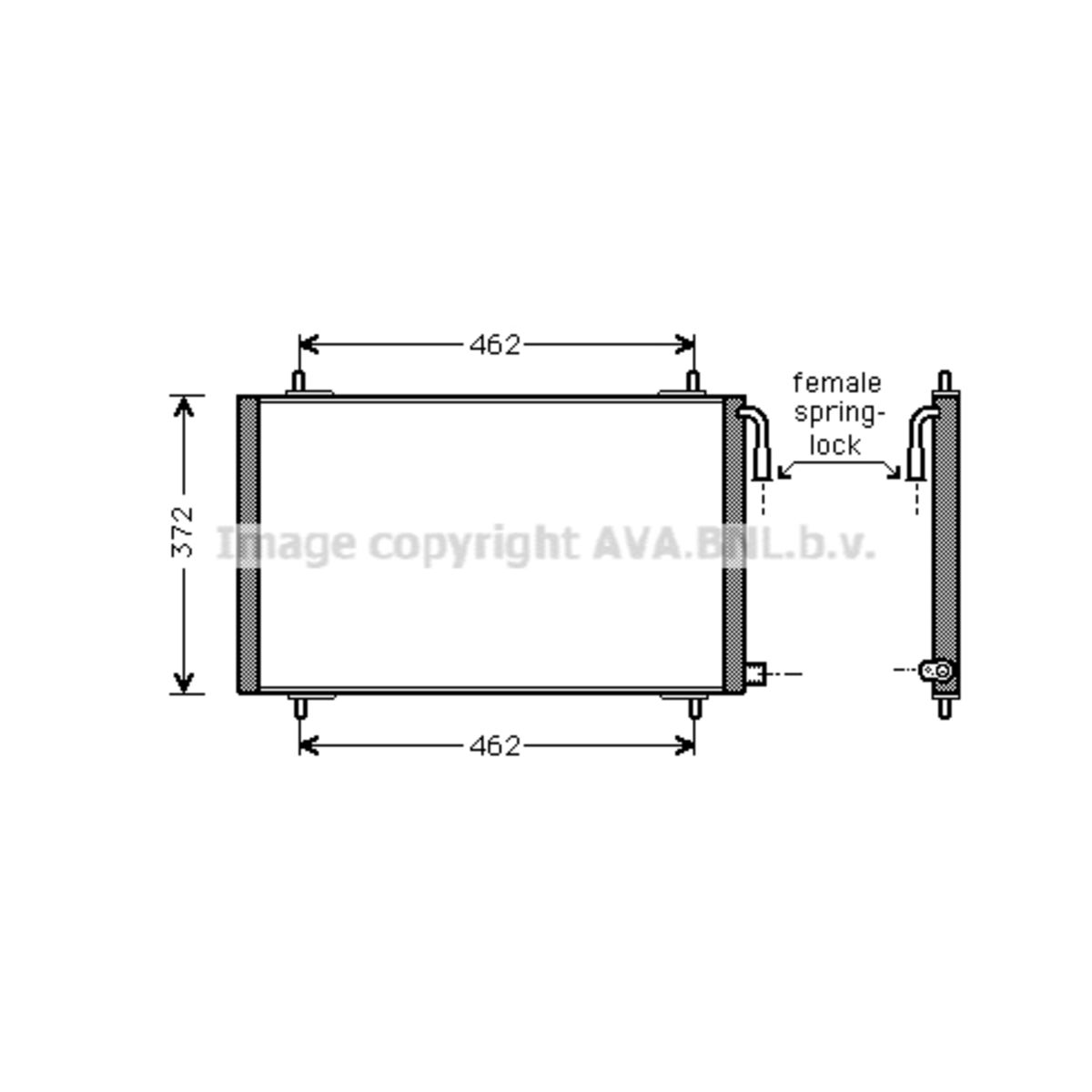 Lauhdutin, ilmastointilaite AVA COOLING SYSTEMS PE5191