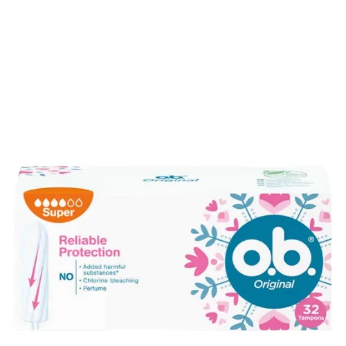 O.B. Original Super Tamponit Runsaaseen Vuotoon - 32 kpl