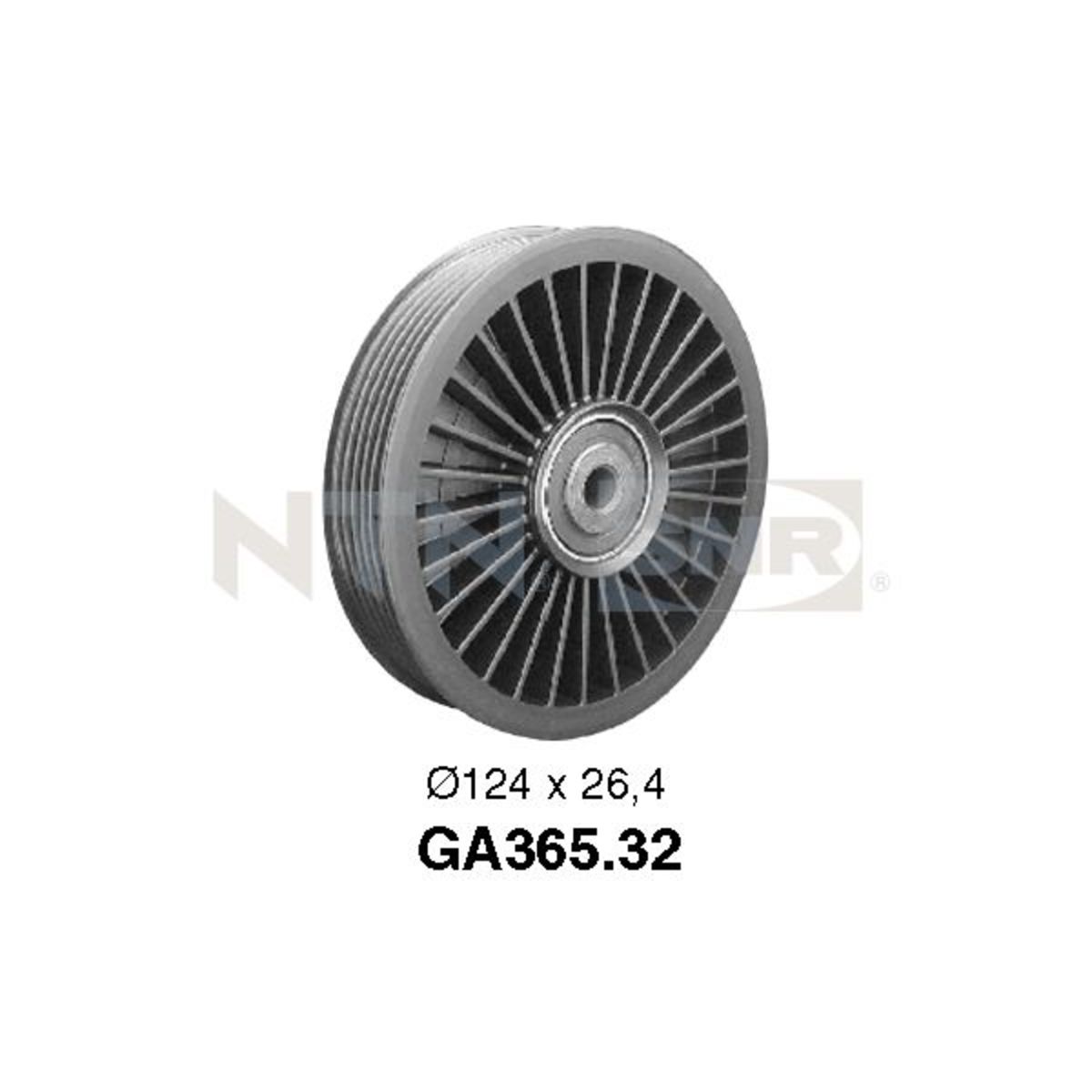 Ohjainrulla, moniurahihna SNR GA365.32