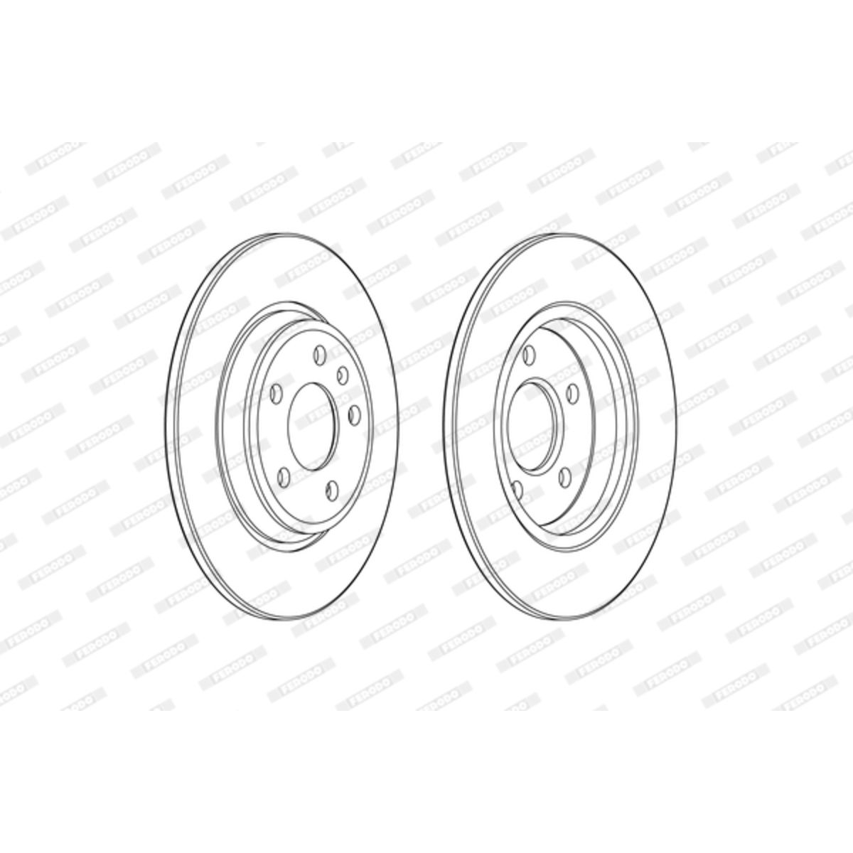 Jarrulevy FERODO DDF2599C