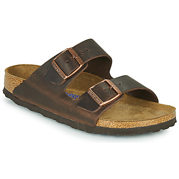 Birkenstock Arizona Soft Footbed Natural Leather Oiled Narrow Habana
