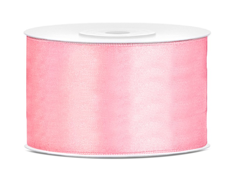 Satiininauha - Light Pink , 38mm x 25m
