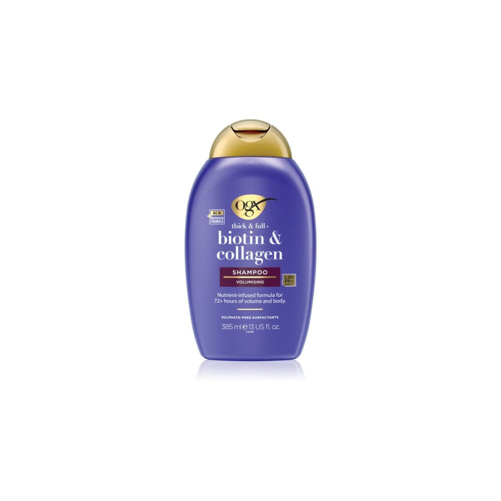 OGX Biotin & Collagen Volumising Shampoo – 385ml