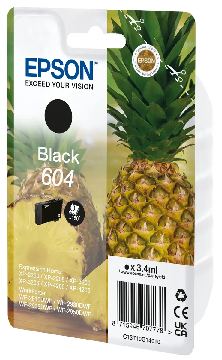 Epson 604 - Musta - Original - ink cartridge