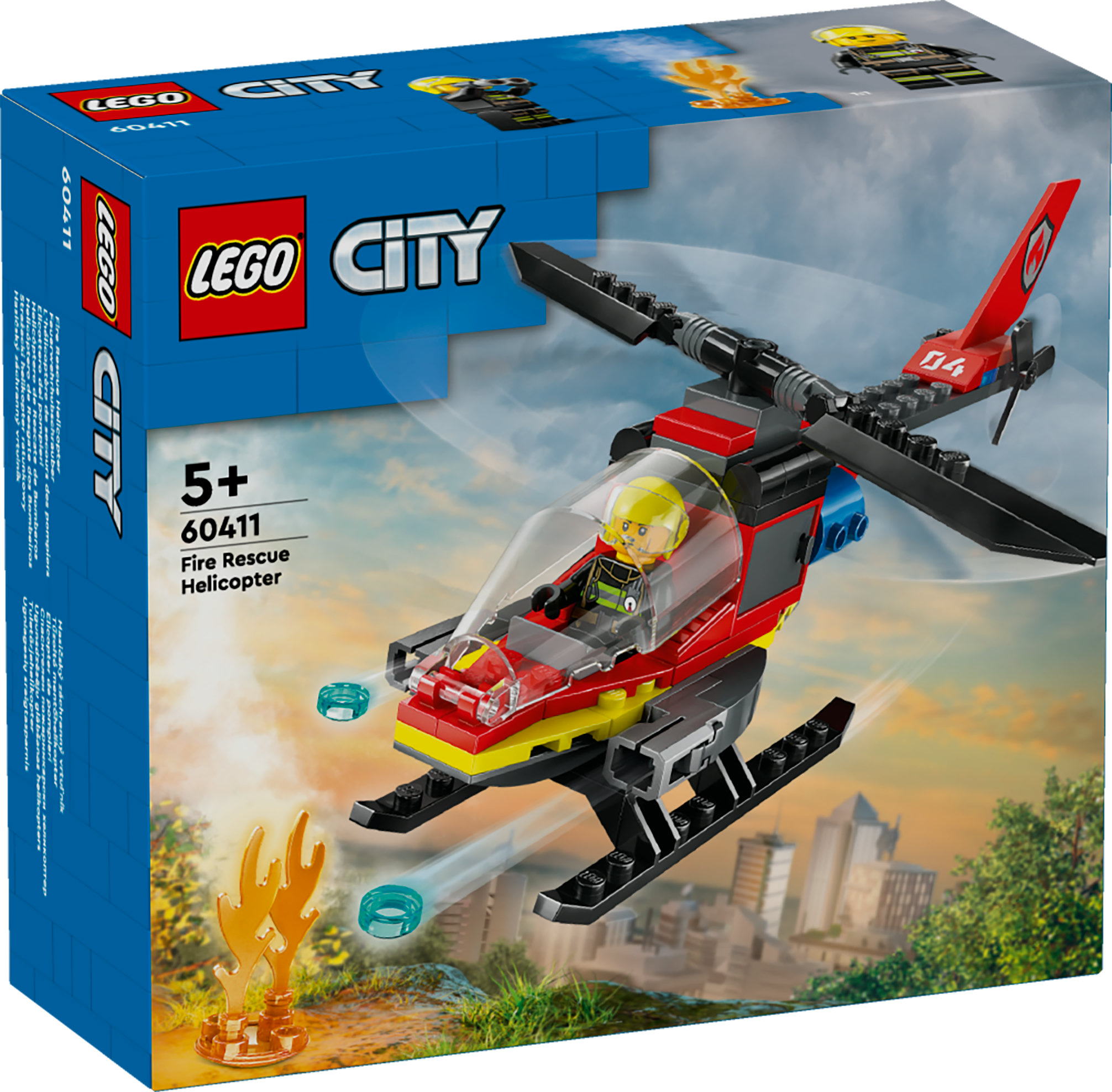 LEGO City 60411 Palokunnan pelastushelikopteri