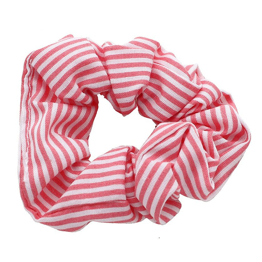 Ib Fashion Hair Punainen raidallinen häntäklipsi