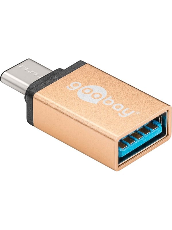 Goobay USB-C - A 3.0-adapteri, kulta