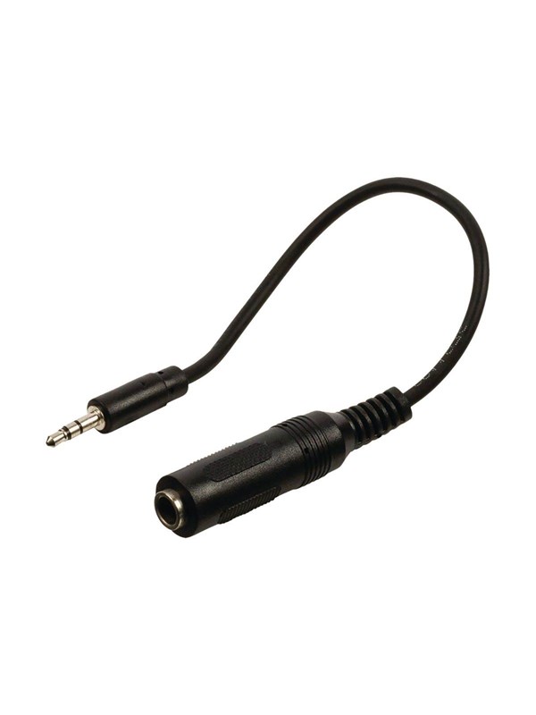 Nedis Stereoäänikaapeli | 3.5 mm uros | 6.35 mm naaras | Niklattu | 0.20 m | Pyöreä | Blister