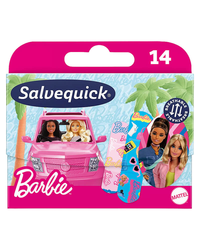 Salvequick Barbie lastenlaastari 14 kpl