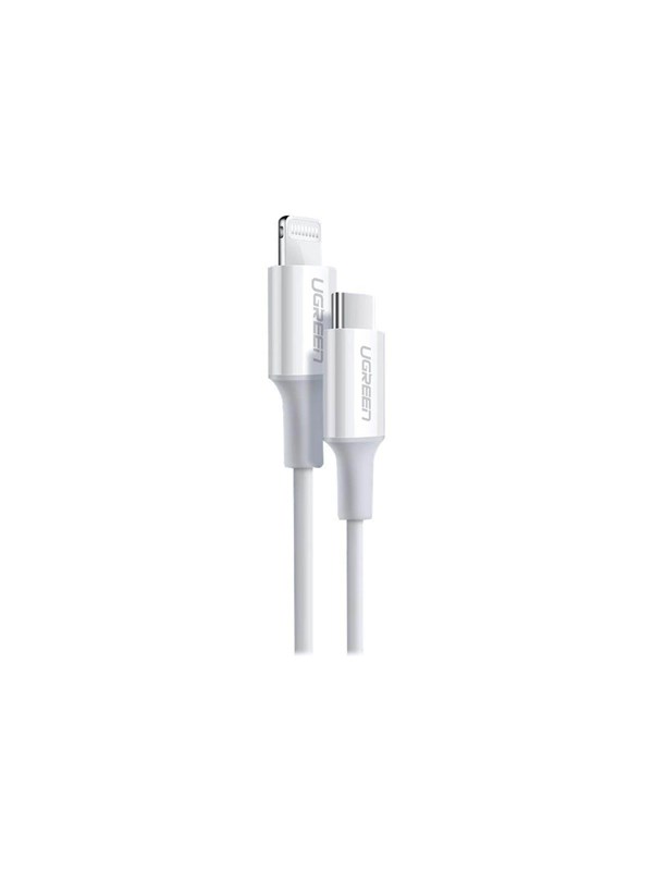 UGREEN USB-C <-> Lightning - 1m - Valkoinen