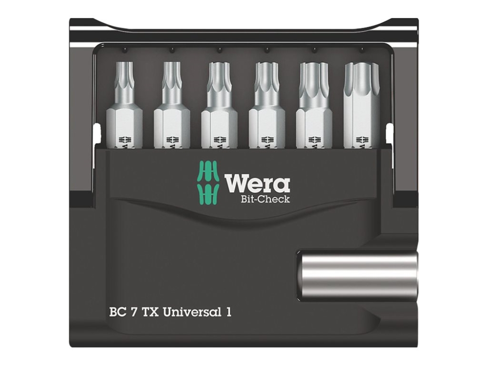 Wera 05056294001, 6 stk, Torx Plus, TX10,TX15,TX20,TX25,TX30,TX40, 2,5 cm