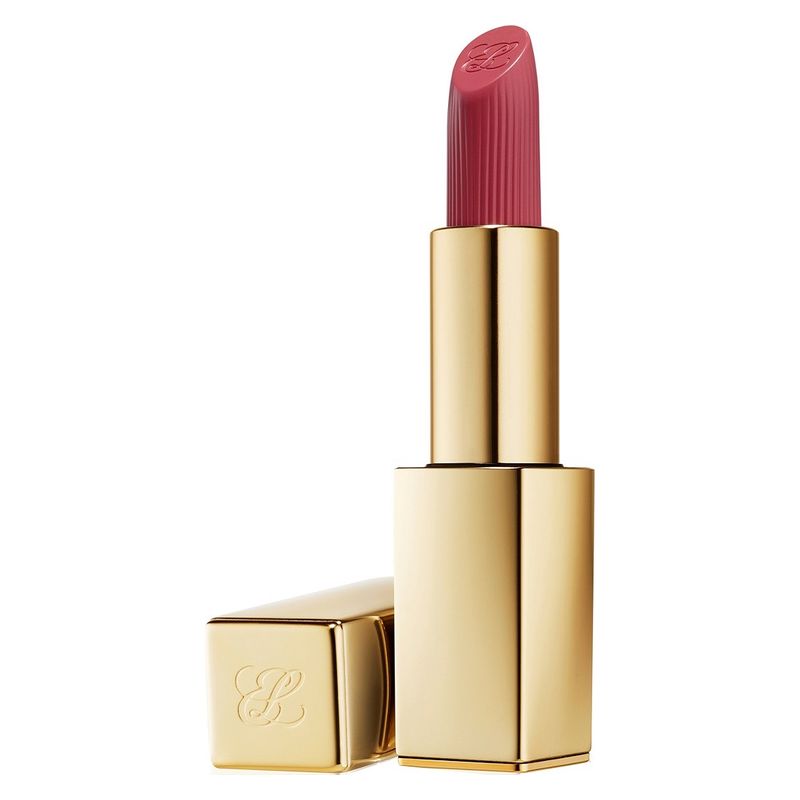 Estée Lauder Pure Color Lipstick — huulipuna 420 Rebellious Rose kiiltävällä viimeistelyllä