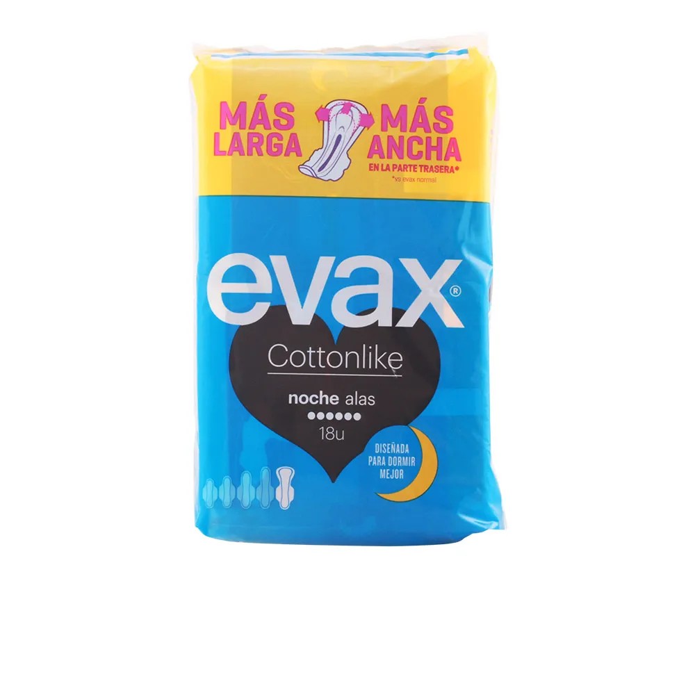 Evax Cottonlike Night con ali Assorbenti igienici 18 unità — Assorbenti igienici