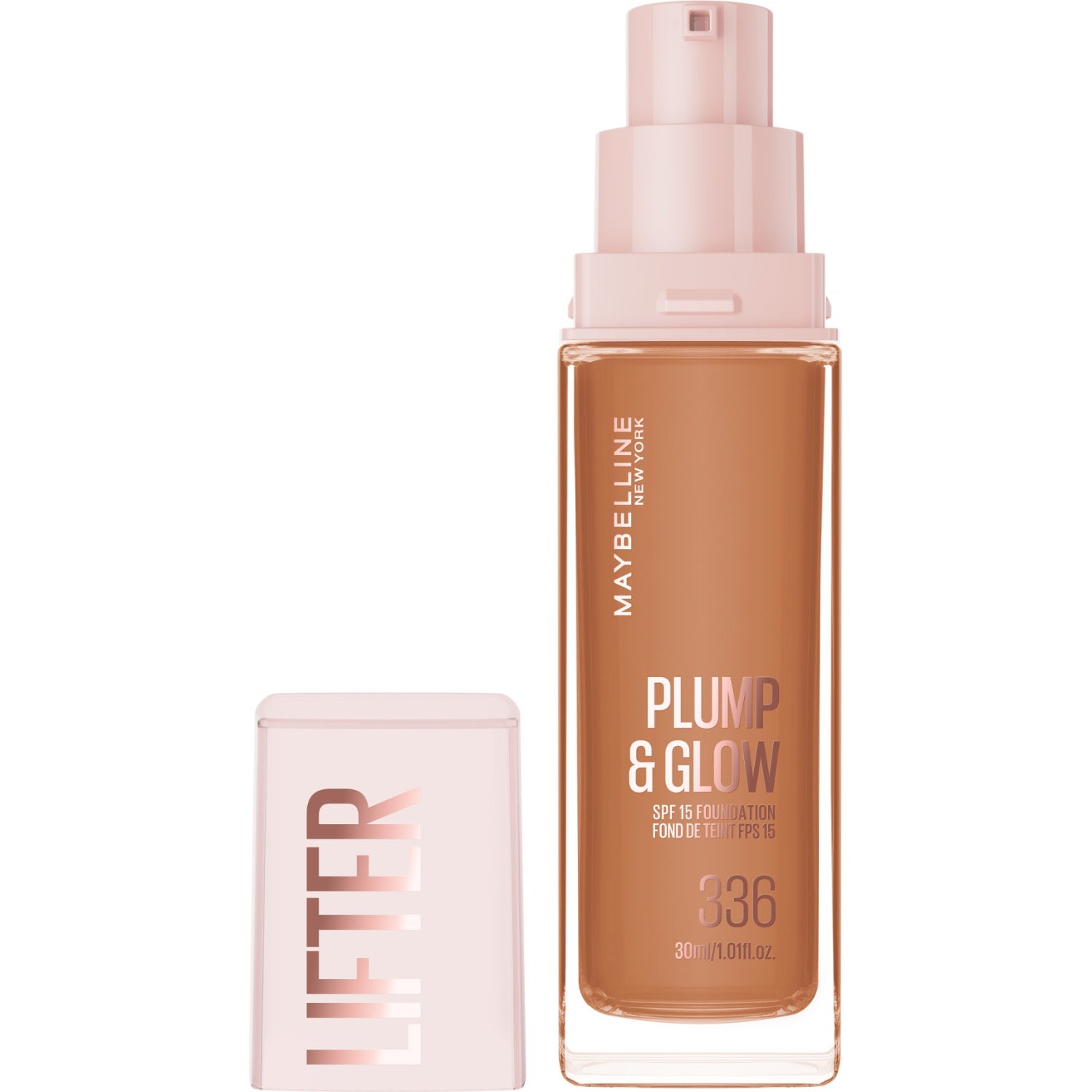 Maybelline Lifter Plump & Glow Foundation 336 - 30 ml