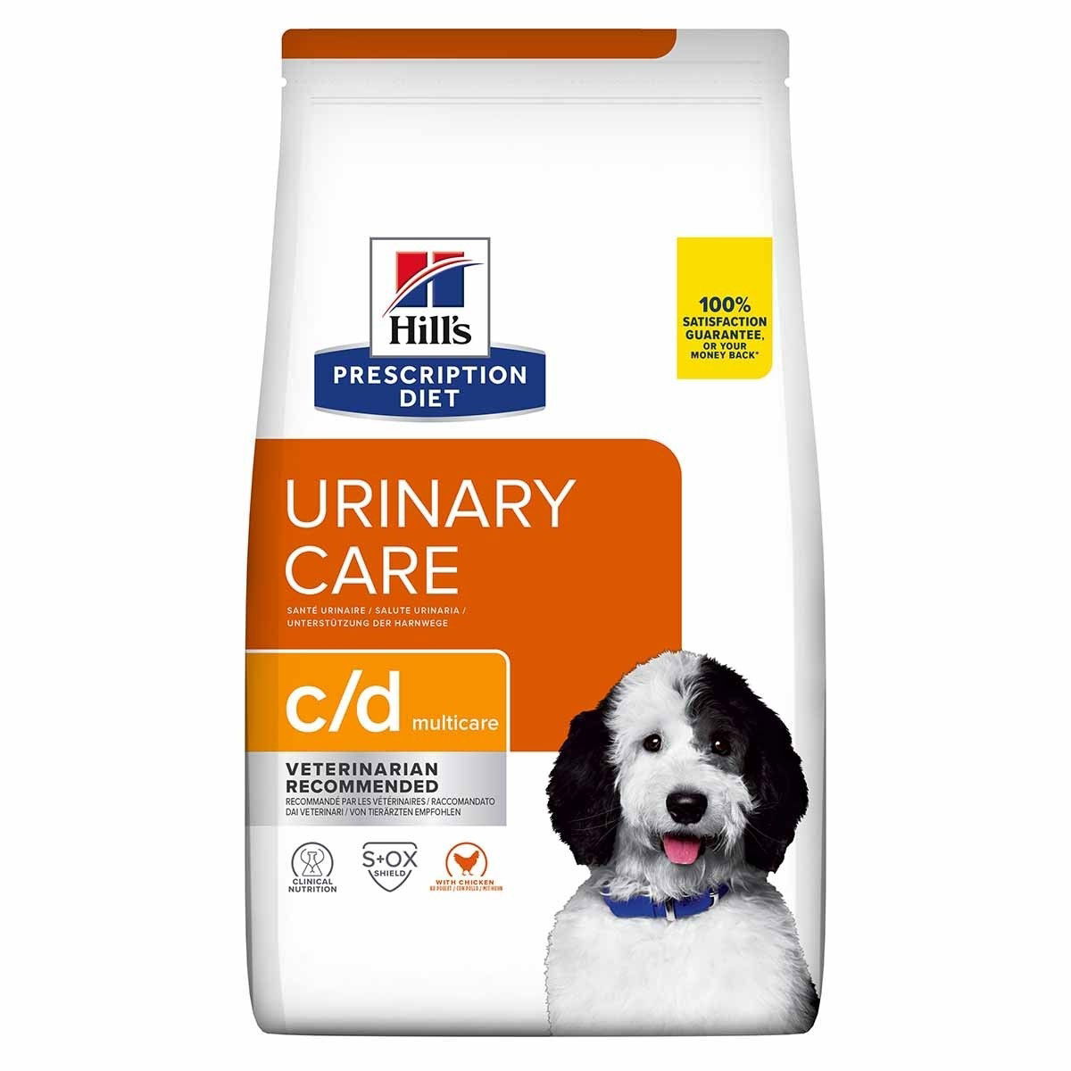 Hill's PRESCRIPTION DIET Canine Urinary Care c/d Multicare Dry dog food Chicken 1,5 kg