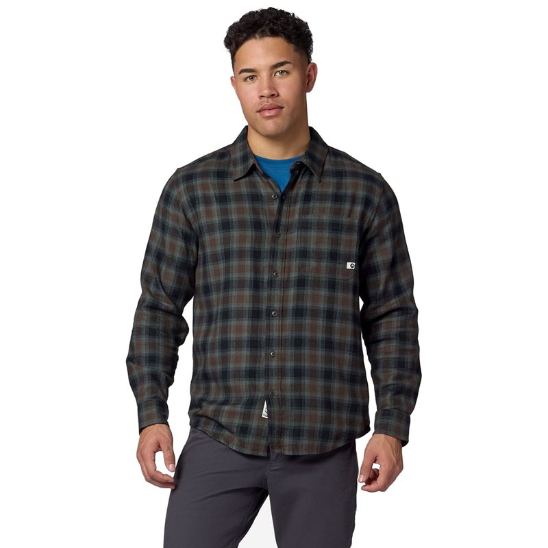 Marmot Rush Creek Lightweight Flannel LS Hickory Nut Plaid - M