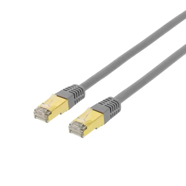 Deltaco Cat7 S/FTP RJ45 30m -verkkokaapeli, harmaa