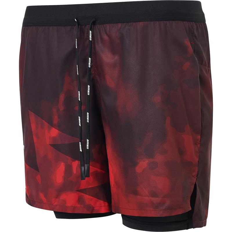 USWE Dimma Trail RunningShorts Women Flame Red - XS