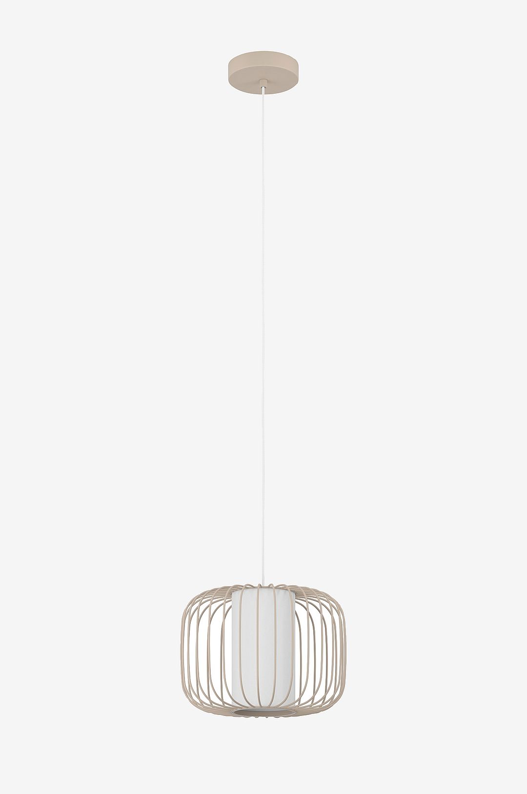 EGLO TERRAROSA PENDANTTI E27 Ø285 HIEKKA/VALKOINEN