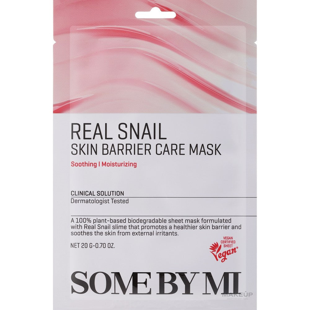 Some by Mi Real Snail Skin Barrier kosteuttava kasvonaamio kaikille ihotyypeille