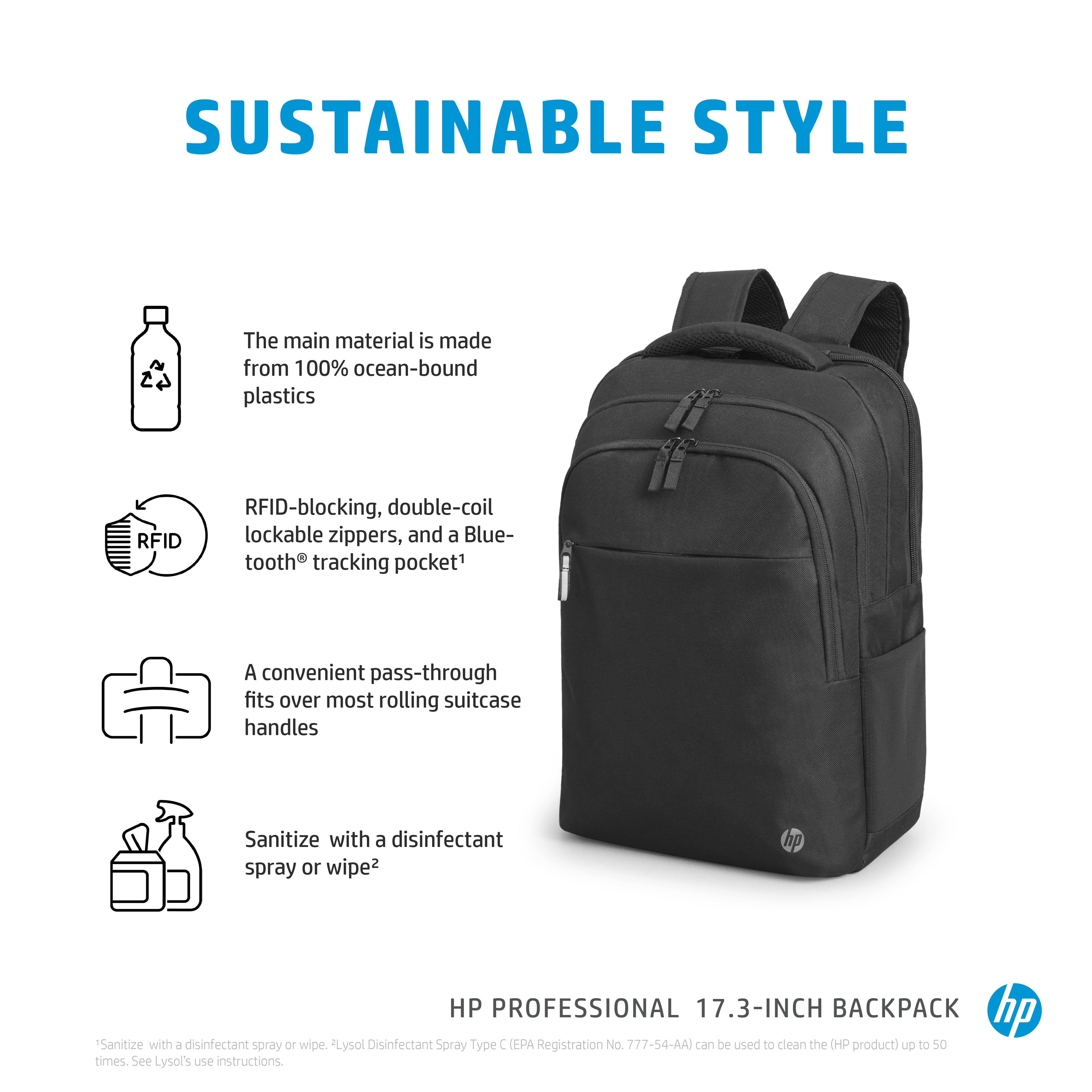 HP Professional - 17.3" - Laptop Backpack