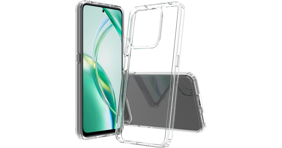 Screenor Bumper, HONOR 400 SMART -suojakuori, läpinäkyvä