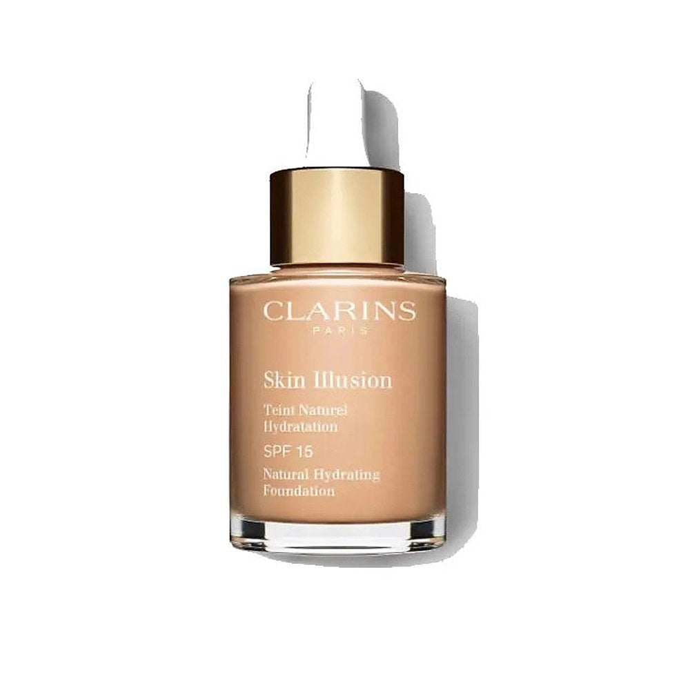 Clarins Skin Illusion Natural Illuminating kosteuttava meikkivoide SPF 15 Color 108.3N Organza 30 ml