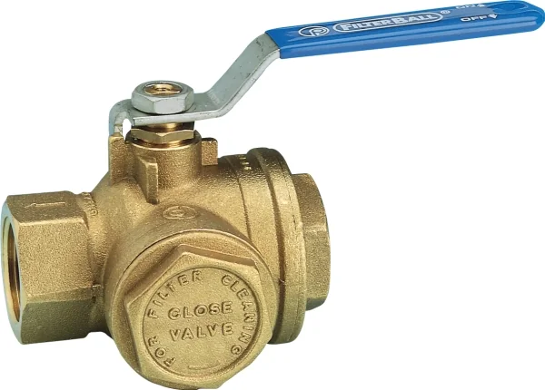 Pettinaroli F x f ball valve with integral filter special non dezincifi
