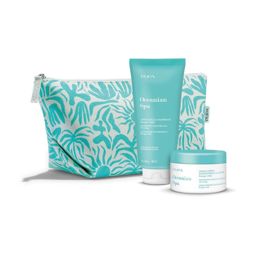Pupa Oceanian Spa Ravitseva suihkumaito 300 Ml + Vartalovoide 150 Ml 1 yksikkö