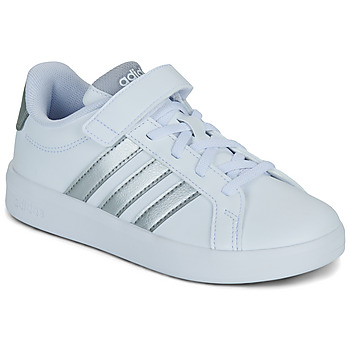 ADIDAS SPORTSWEAR Urheilukengät 'Grand Court 3.0' hopea / valkoinen