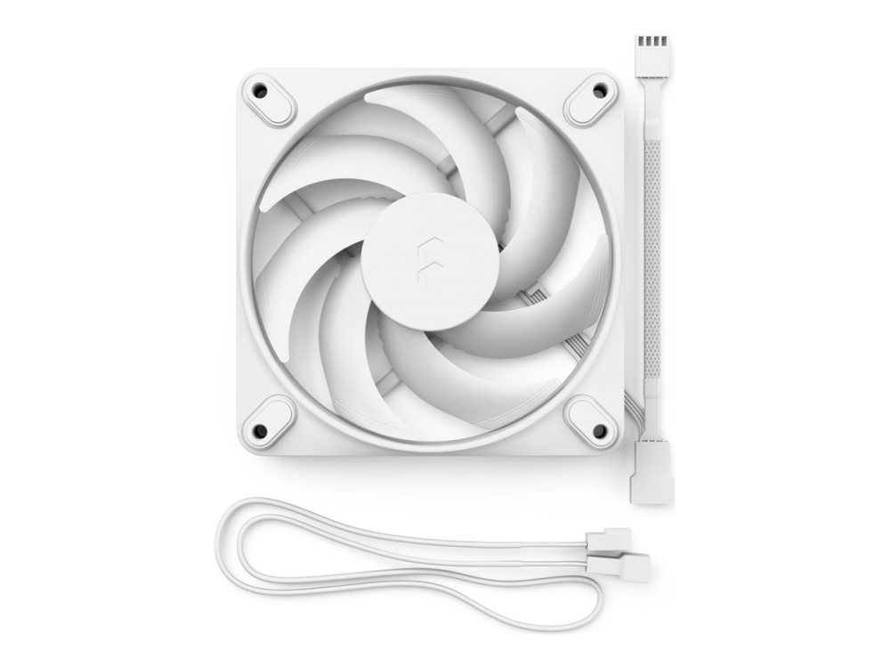 Fractal Design Momentum 12 - Kotelotuuletin - 120mm - Valkoinen