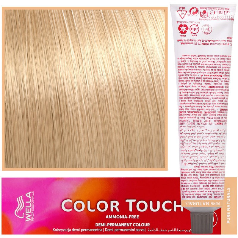 WELLA COLOR TOUCH Hiusväri 60 ml 10/01 Luonnollinen Platinumblondi Pop