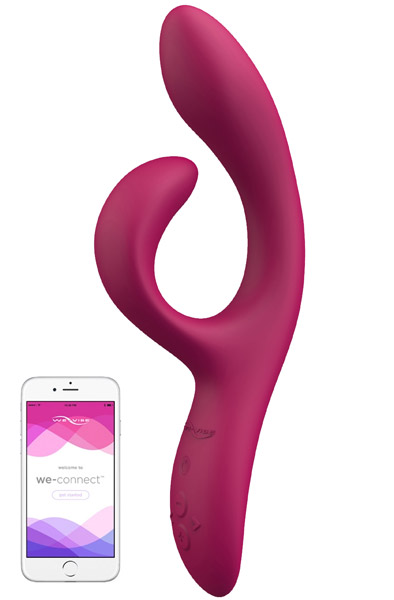 We-Vibe Nova 2 Sovelluksella ohjattava rabbit-vibraattori