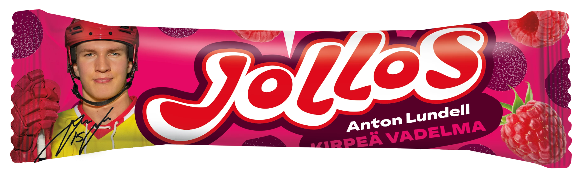 Nosht Jollos Vauhtikarkki Anton Lundell Kirpeä Vadelma 52g