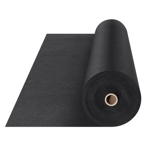 VEVOR Driveway Fabric, 1 x 50 m Non Woven Geotextile Fabric for Landscaping, Heavy Duty Garden Weed Barrier Fabric, 125.6 g Landscape Fabric, French Drains Drainage Fabric, Ground Cover Weed Control