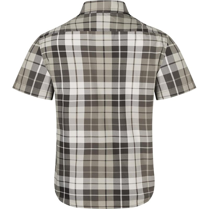 Marmot AirExchange UPF 40 Novelty SS Shirt Hickory Nut Wayland Plaid - S