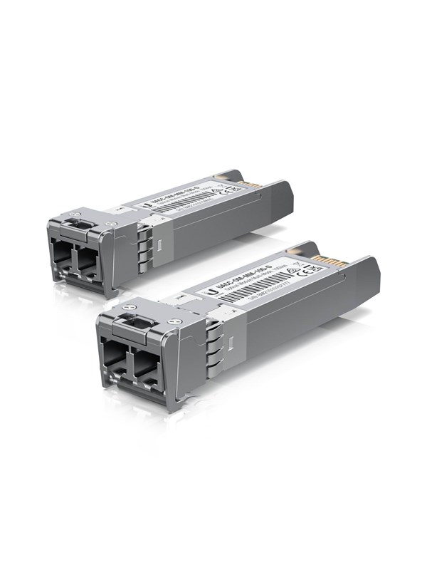Ubiquiti UACC-OM-MM-10G-D – SFP+-lähetin-vastaanotinmoduuli – 10GbE – LC-monimoodi – enintään 300 m – 850 nm (20 kpl:n pakkaus)