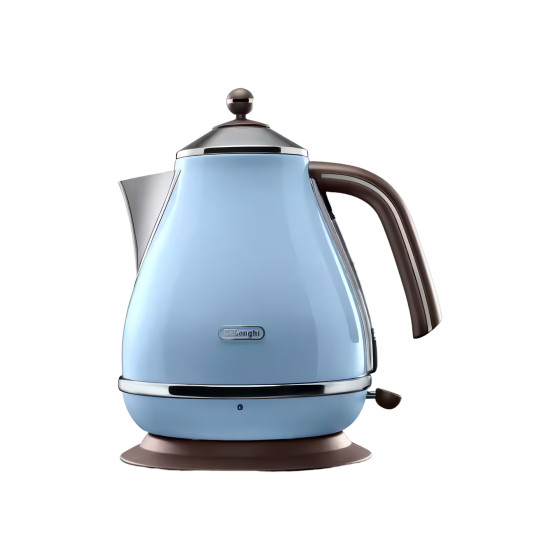 De'Longhi Icona Vintage KBOV2001.AZ -vedenkeitin, 1,7 l, 2000 W, sininen