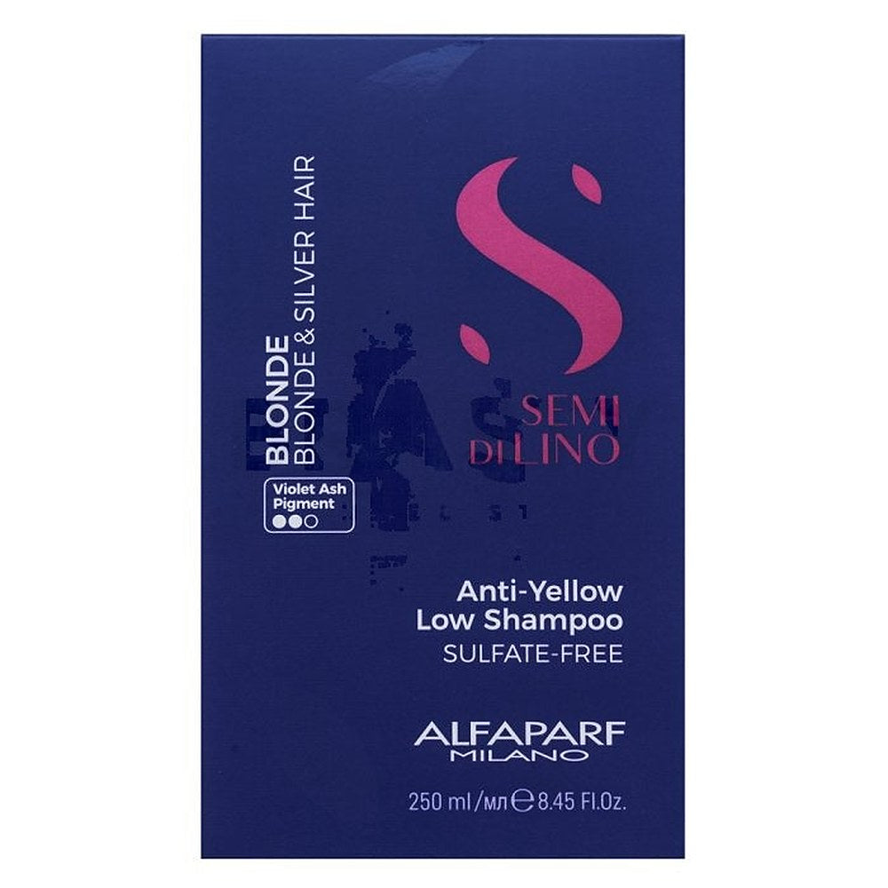Alfaparf Milano Semi Di Lino Intense Blonde Anti-Yellow Low Shampoo 250 ml