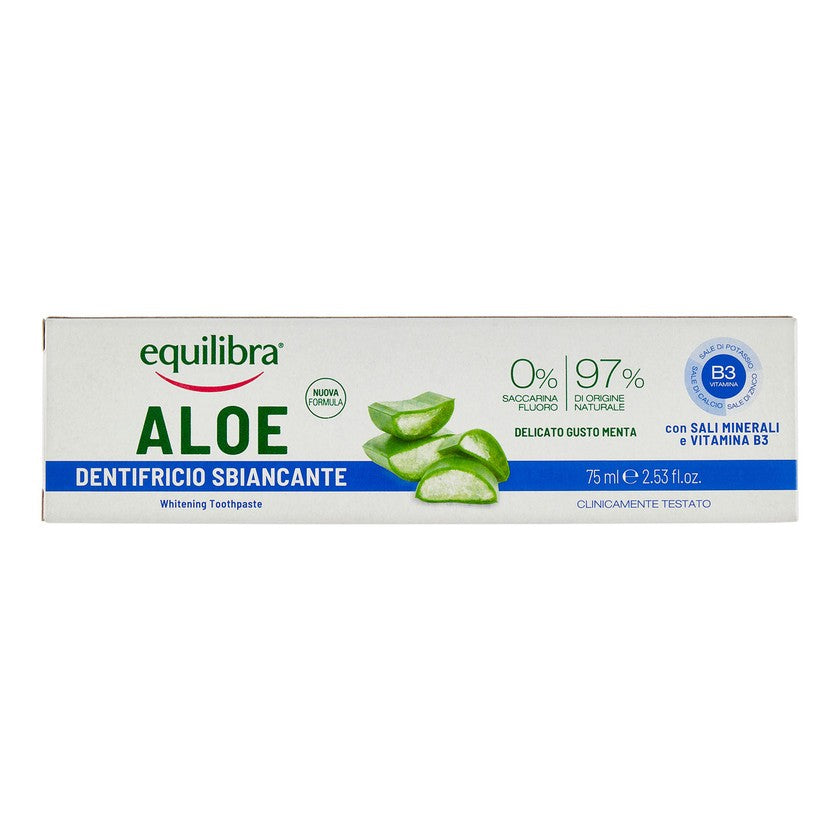 Equilibra Aloe-geeli Valkaiseva Hammastahna 75 ml