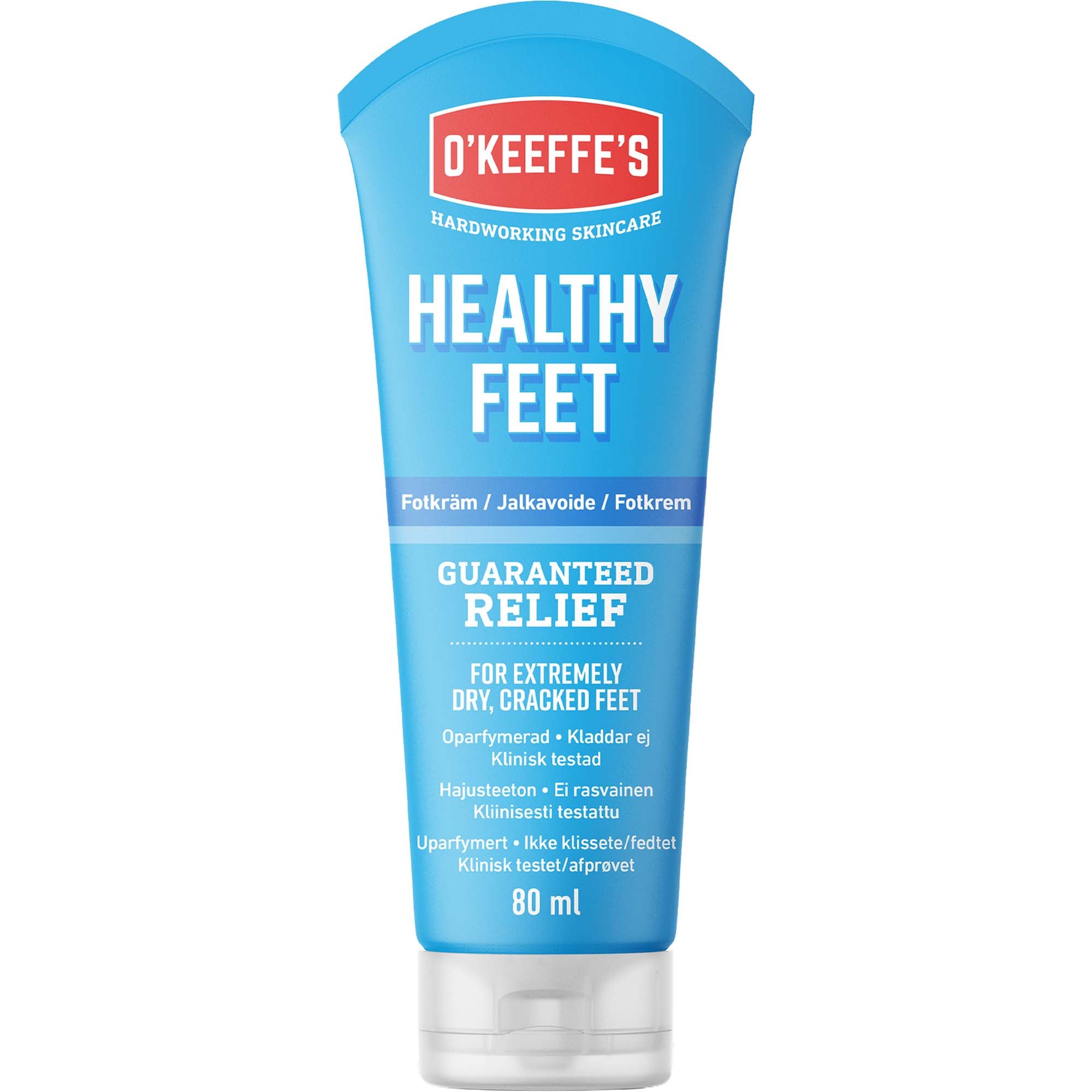 O Keeffes Healthy Feet Tube Jalkavoide 85 g